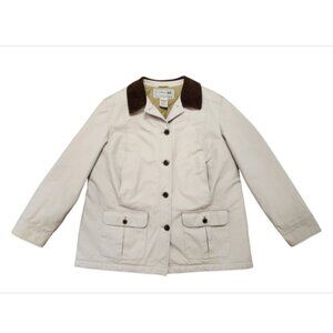Vtg L.L. Bean Chore Jacket Barn Coat Quilted Lining